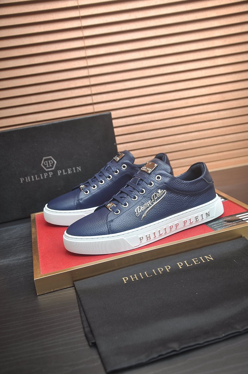 Philipp Plein Low-Top Lace-Up Sneakers