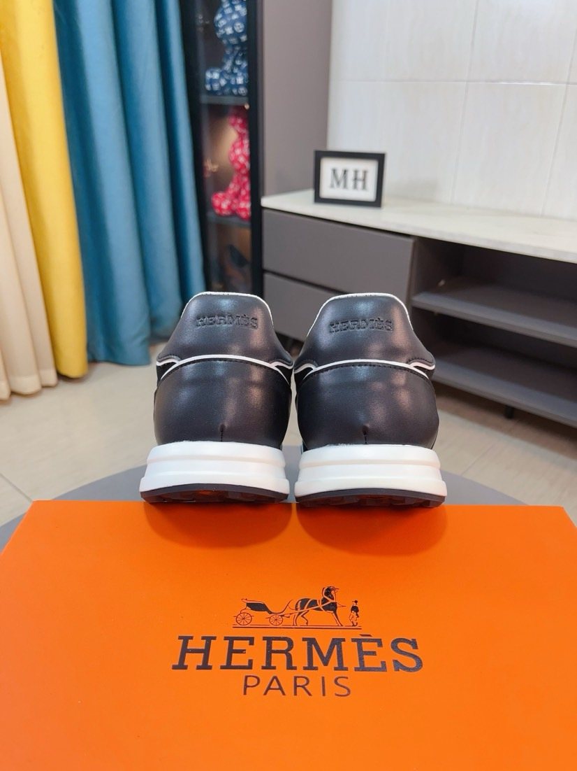 Hermès H-Overlay Low-Top Sneakers