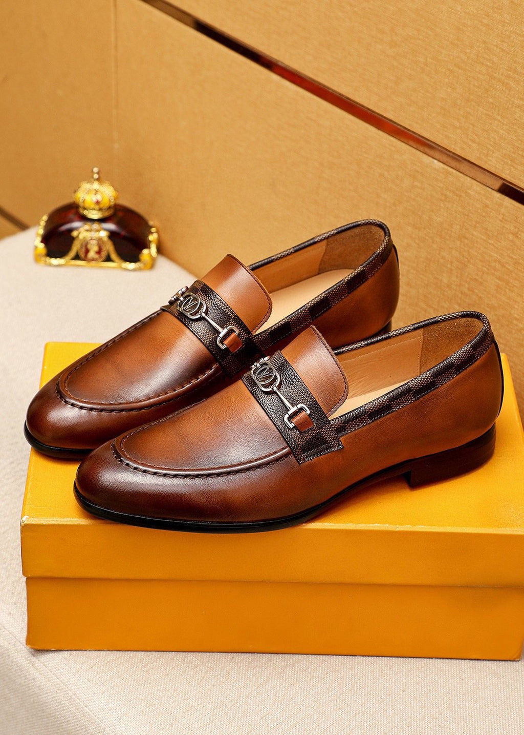 Louis Vuitton Metal Buckle Loafers