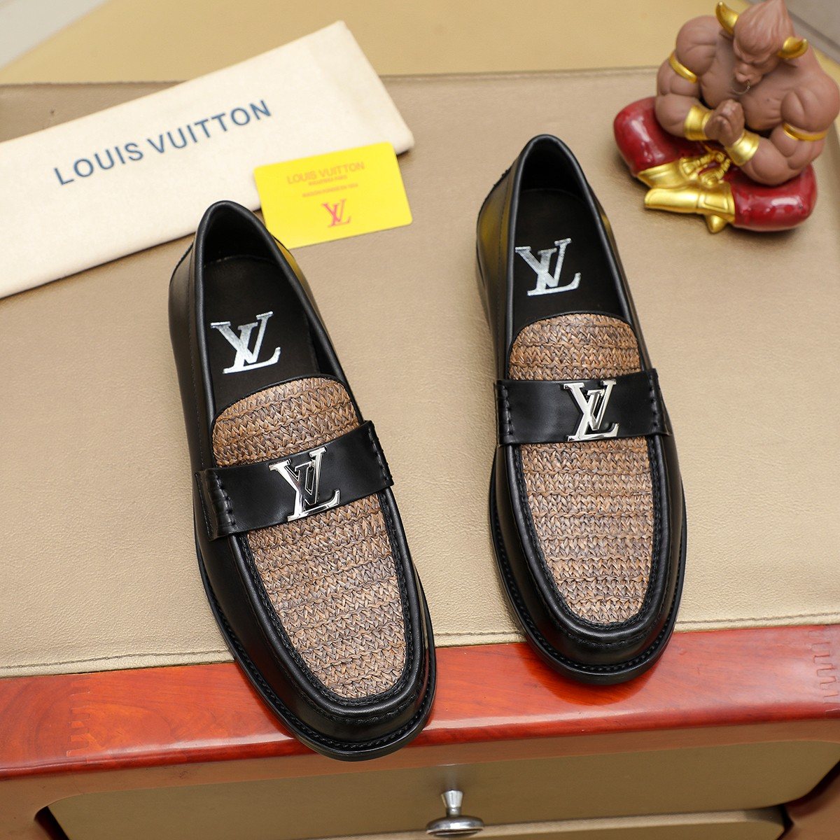 Louis Vuitton Woven Vamp Men’s Loafers