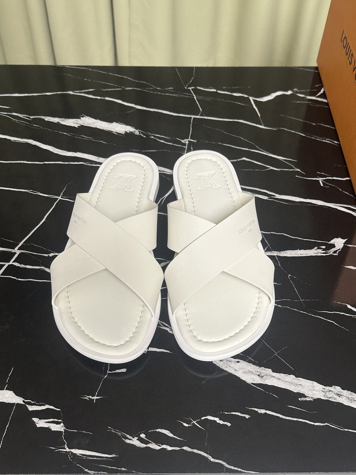 Louis Vuitton Men's Crossover Slide Sandals