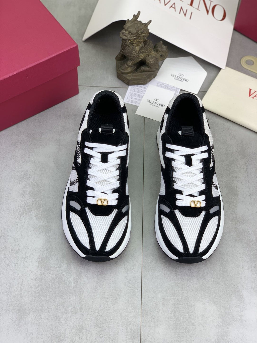 Valentino VLogo Mesh Low-Top Sneakers