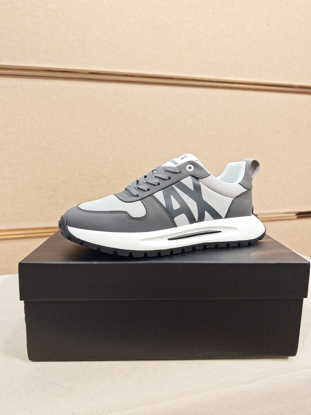 Armani A|X Graphic Lace-Up Sneakers