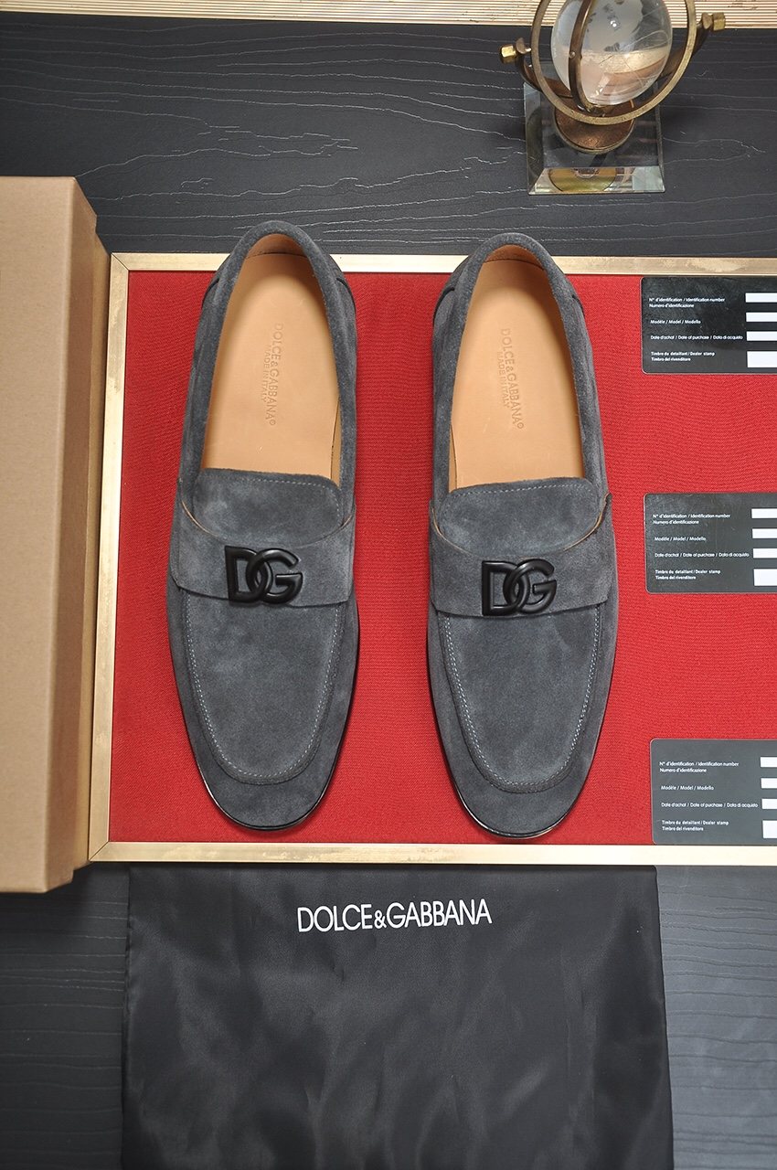 Dolce & Gabbana Bernini Logo Loafers