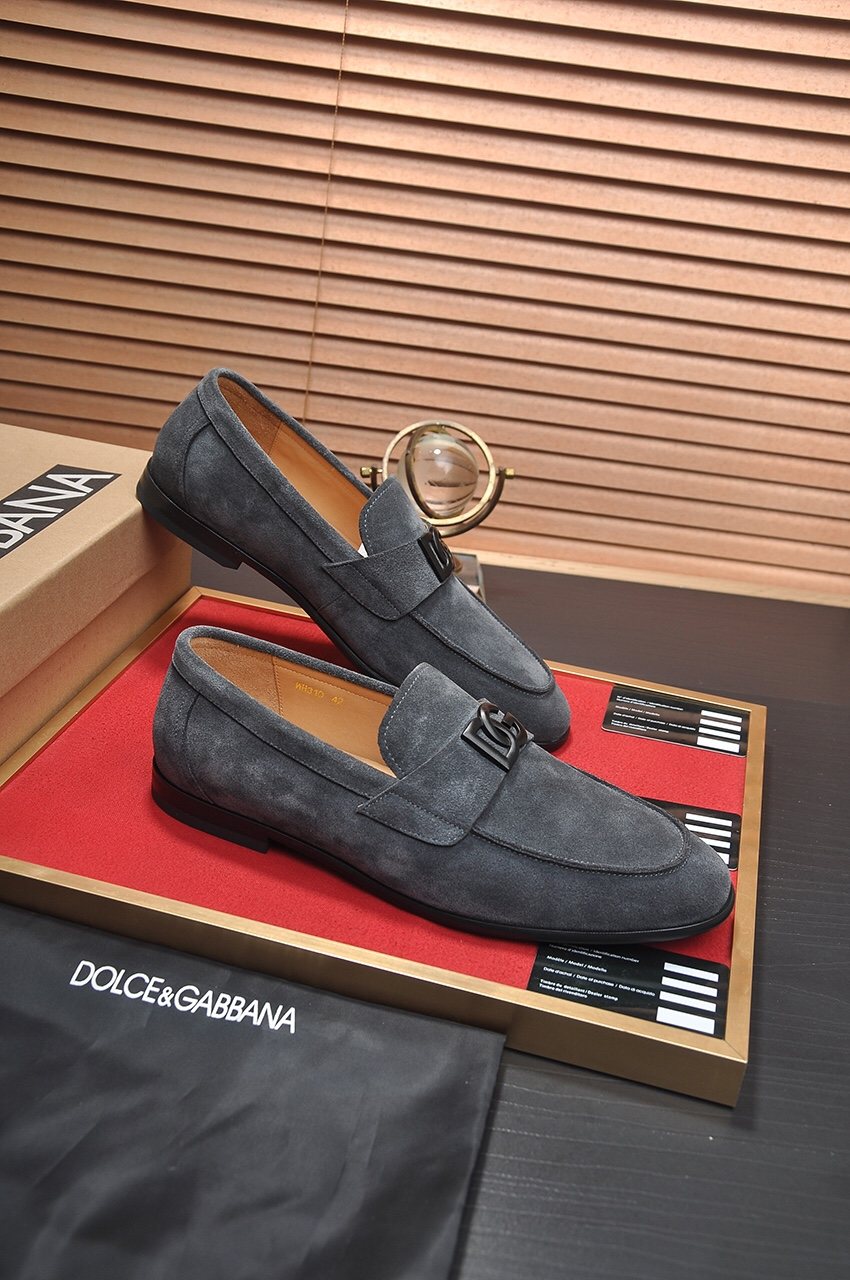 Dolce & Gabbana Bernini Logo Loafers