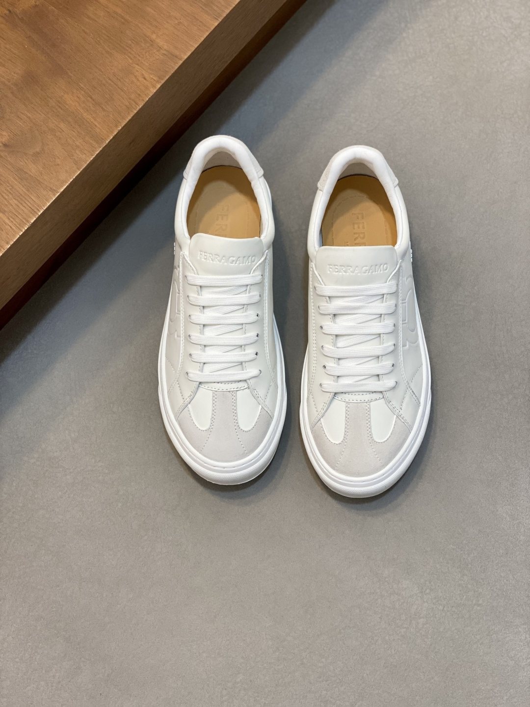 Ferragamo Gancini Low-Top Sneakers
