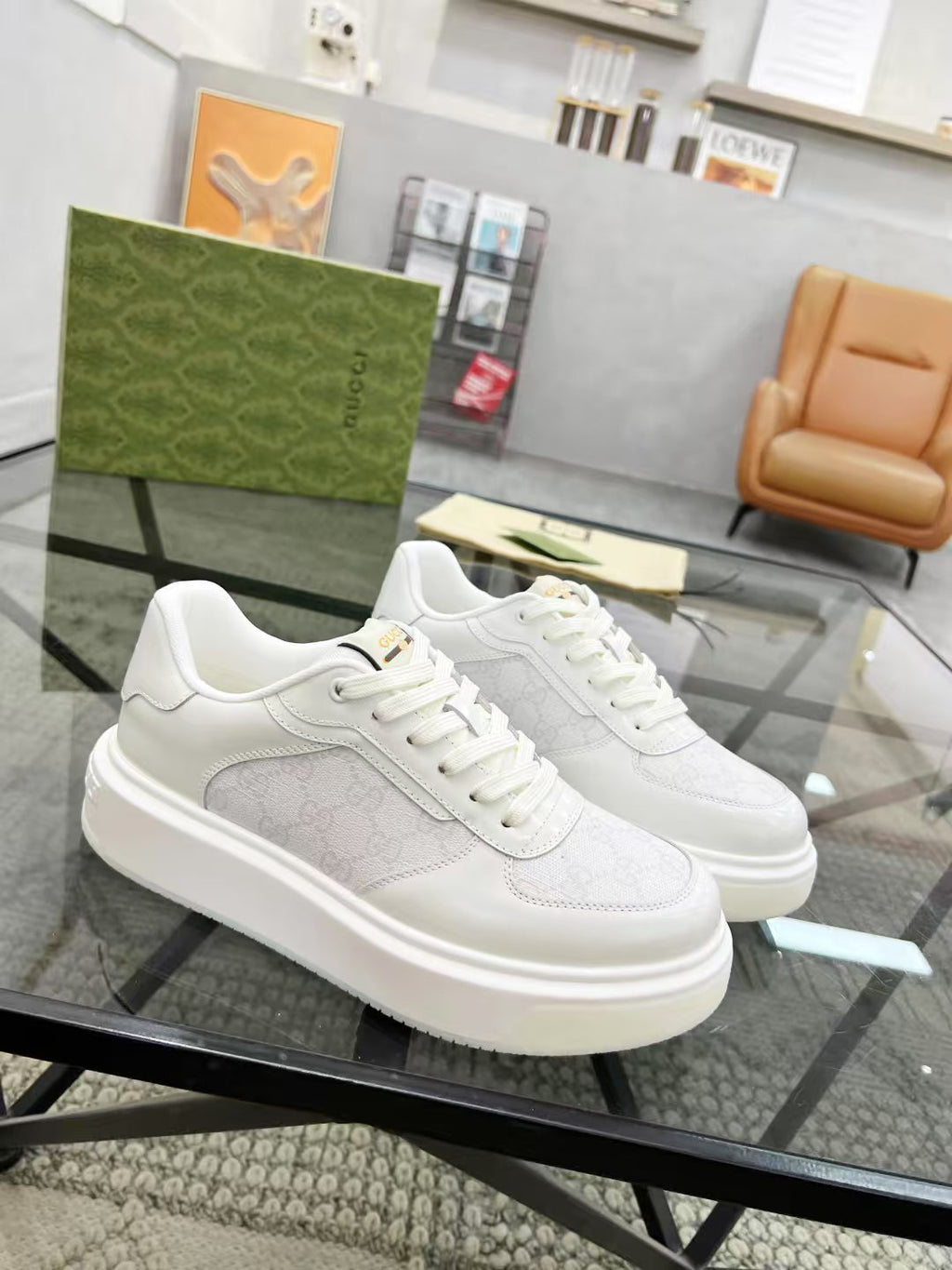 Gucci Platform Low-Top Sneakers
