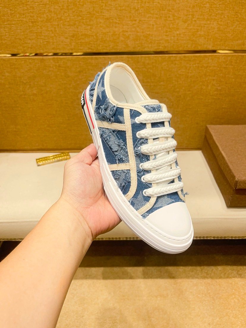 Louis Vuitton Star-Pattern High-Top Sneakers