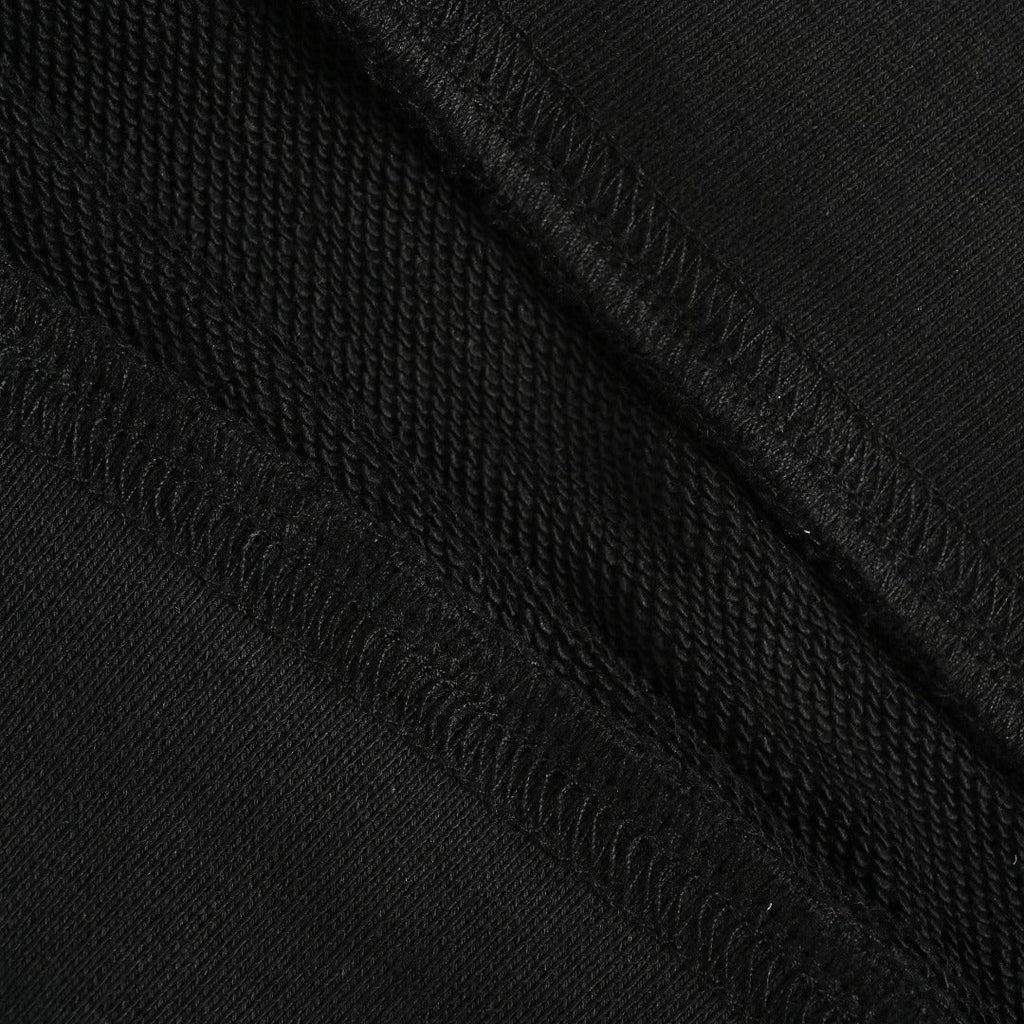 Moncler 26SS Archive Artistic Script Logo Crew Neck Sweatshirt — Black