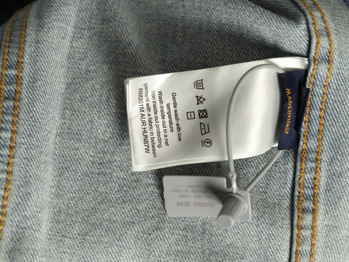 Louis Vuitton Truck-Detail Denim Jacket - Washed Gray