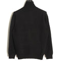 Burberry Equestrian Emblem Half-Zip Knit Sweater - Black