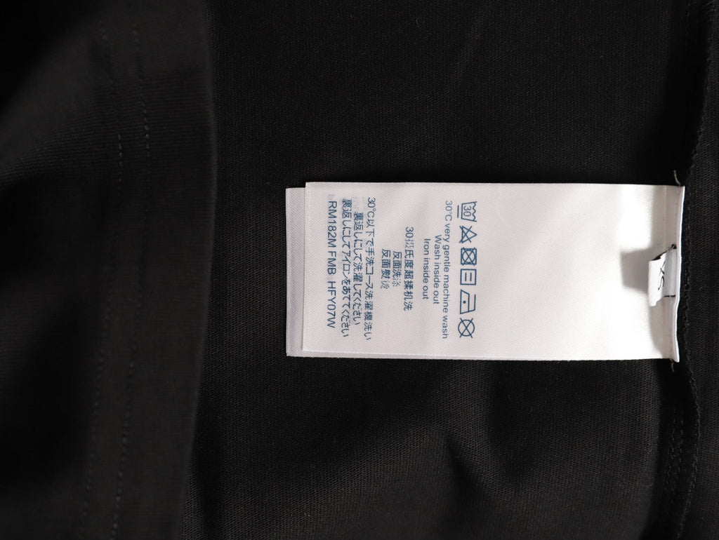 Louis Vuitton Paris Lettering and Daisy-Style Motif T-Shirt - Black