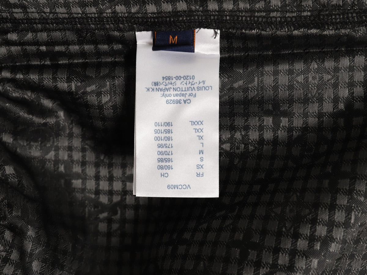 Louis Vuitton Tonal Monogram-Style Drawstring Shorts - Black